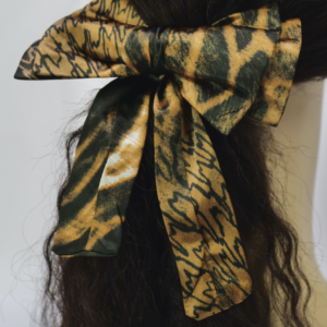 Joadre African inspirierte Haar Scrunchie mit Schleife